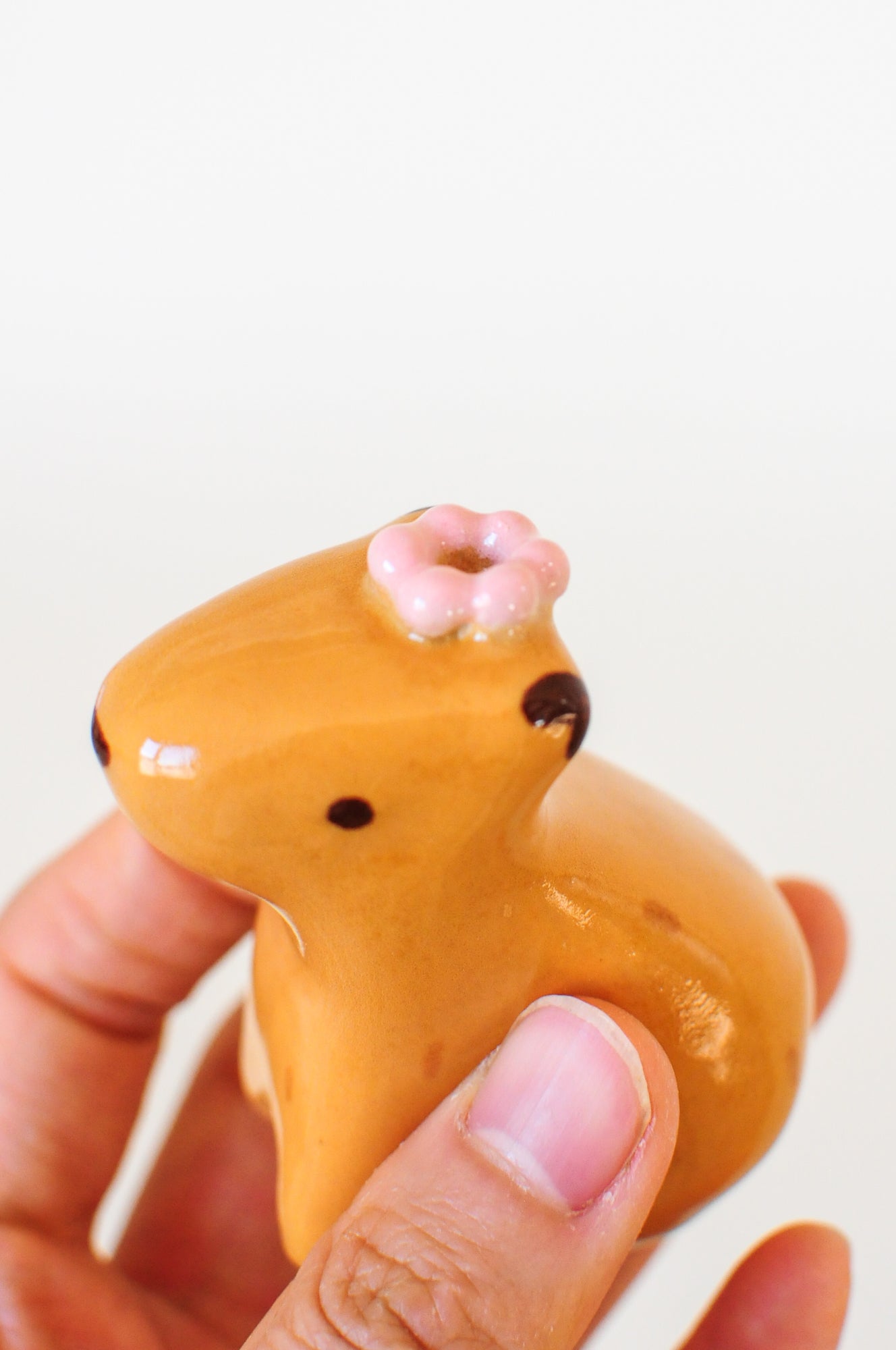 Capybara Figurine — Mochi Donut