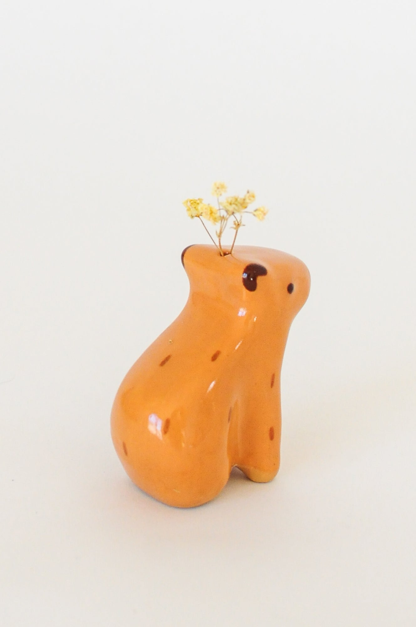 Capybara Figurine — Bud Vase, 02