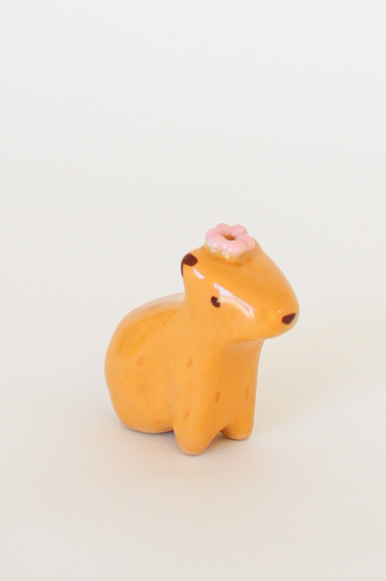 Capybara Figurine — Mochi Donut