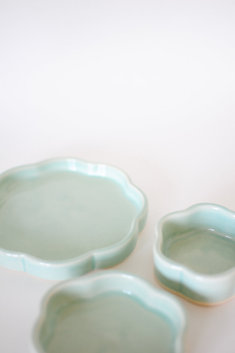 Full dish set — Aqua