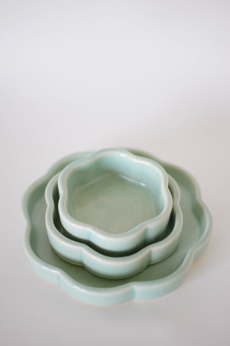 Full dish set — Aqua