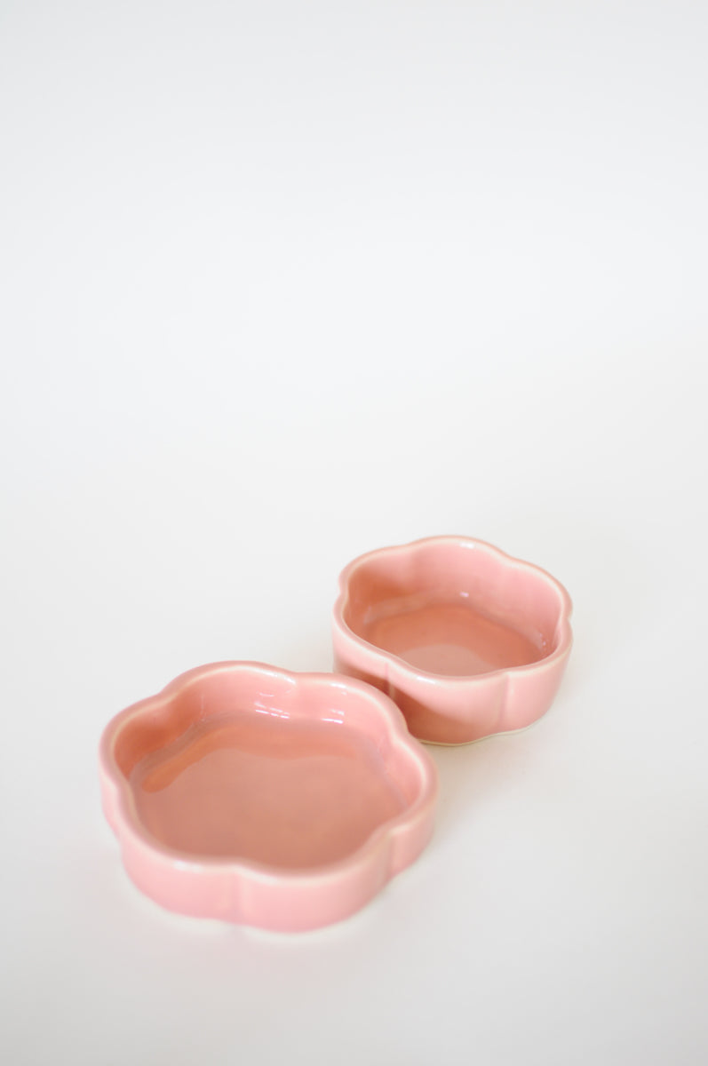 Medium & Small Dish Set — Pinks