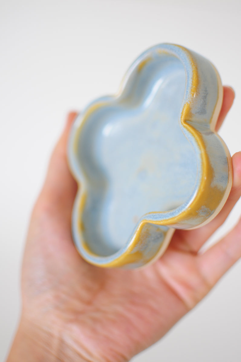 Cross Dish — Smokey Blue