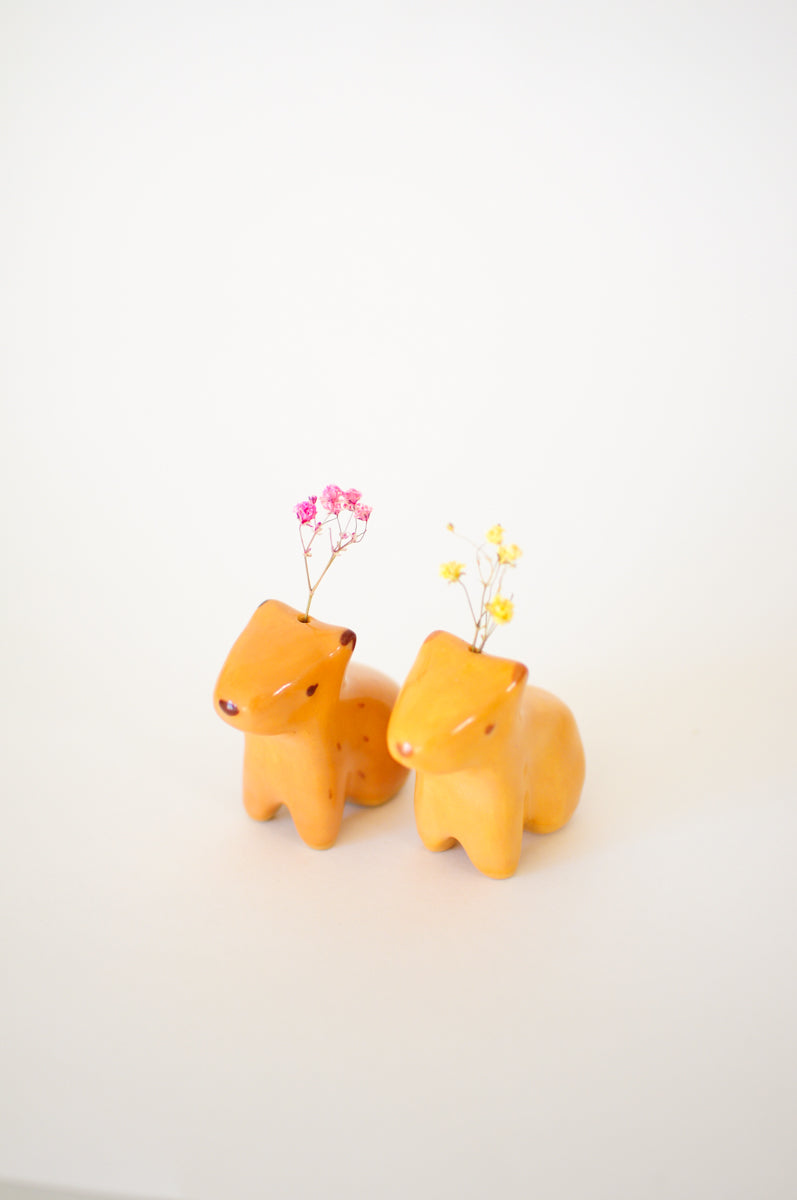Capybara Figurine — 02, Bud Vase
