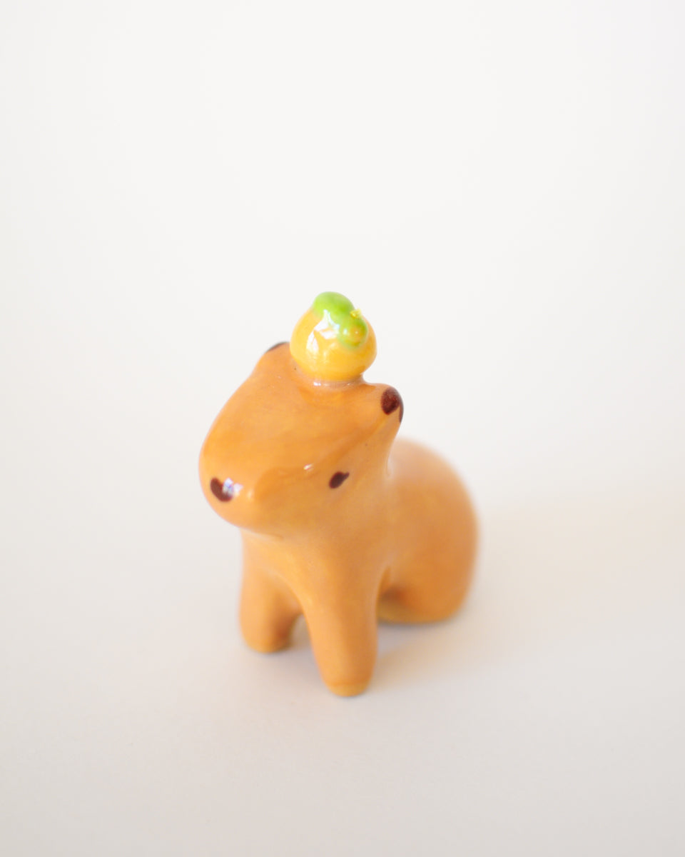 Capybara Figurine — 03, Yuzu