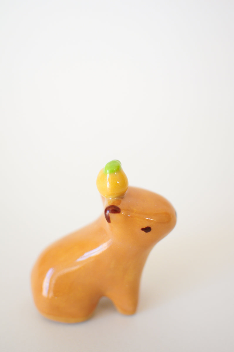 Capybara Figurine — 03, Yuzu