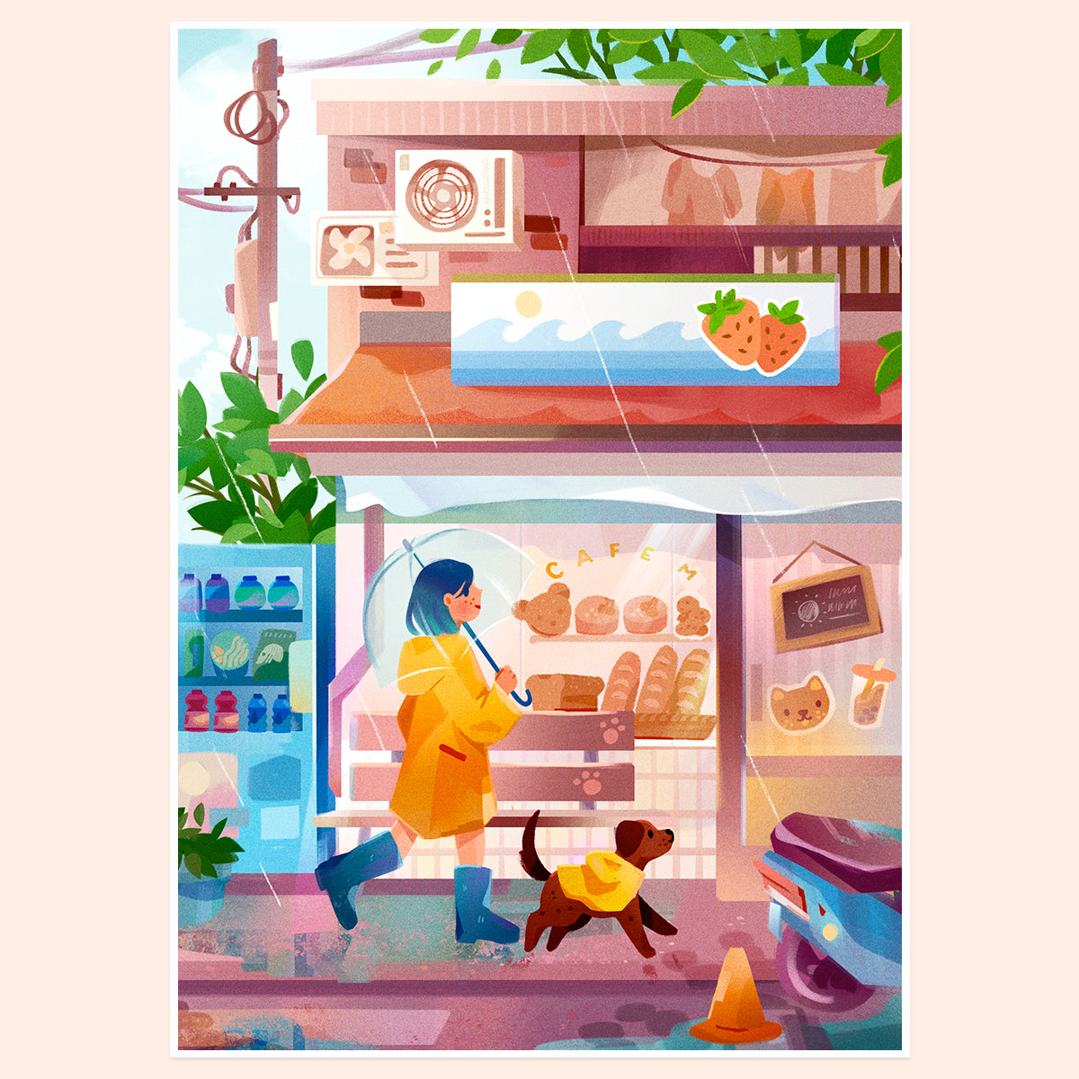 Rainy Daze Print