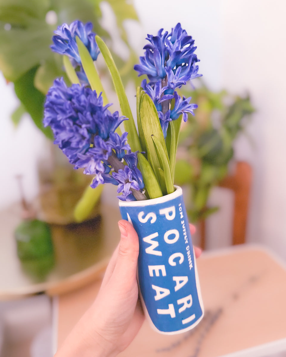 Pocari Sweat Vase