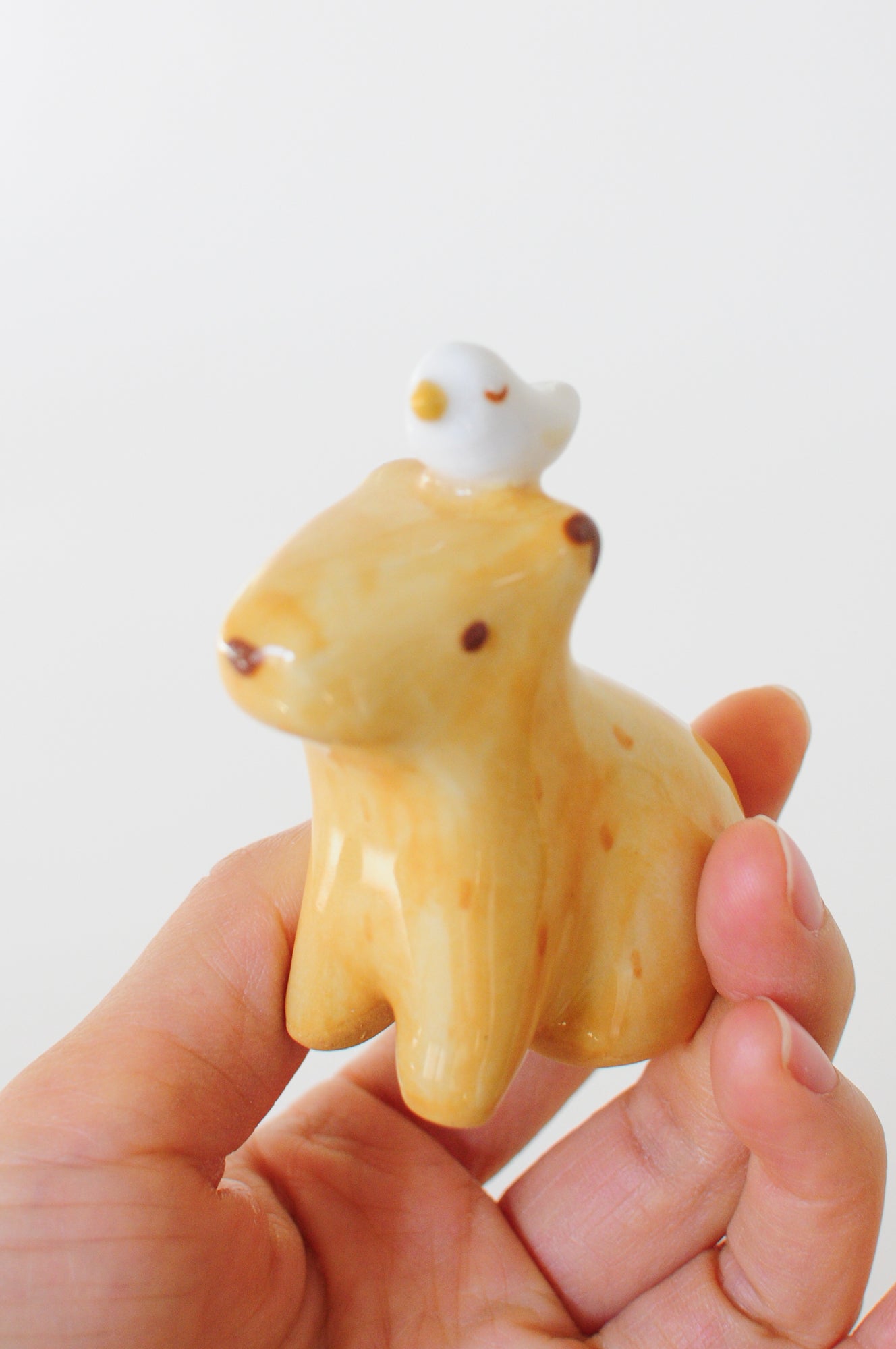 Capybara Figurine — Duck (Seconds)