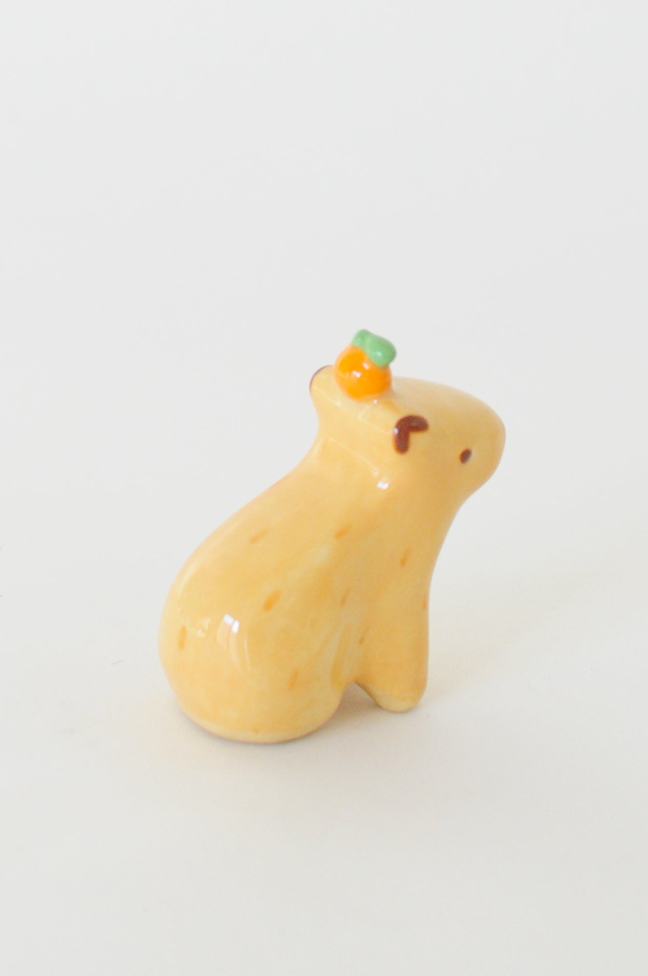 Capybara Figurine — Orange (Seconds)