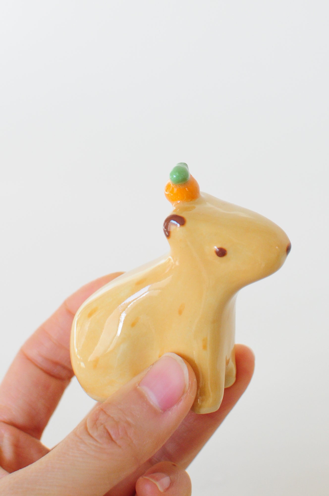 Capybara Figurine — Orange (Seconds)