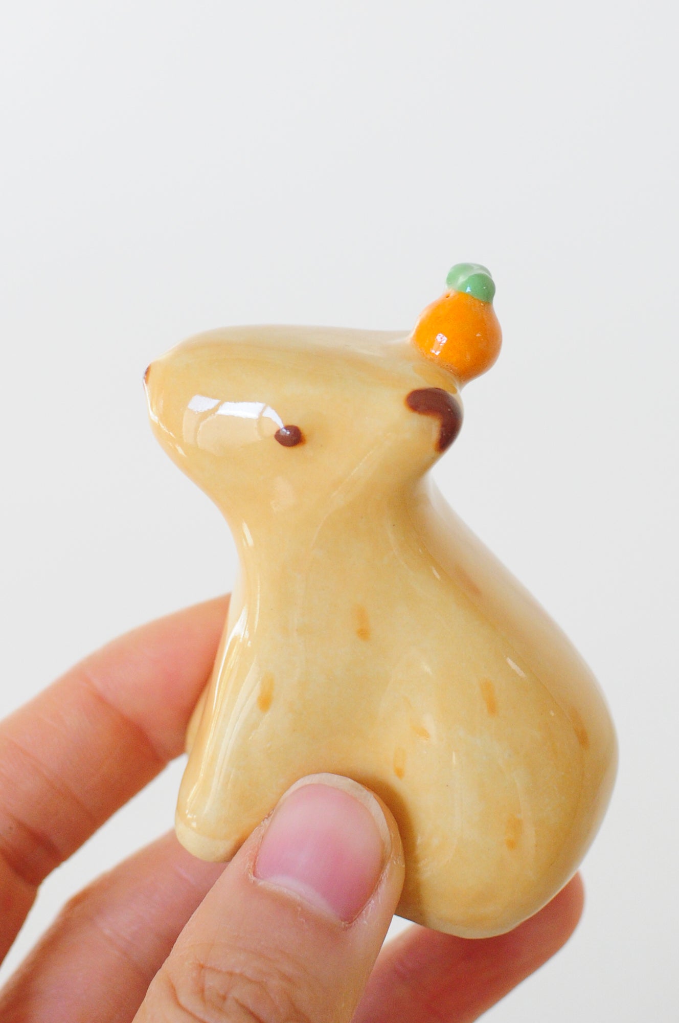 Capybara Figurine — Orange (Seconds)