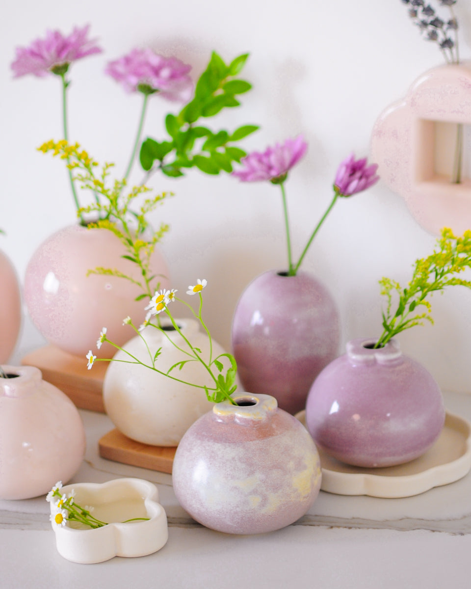 Mangosteen Vase — Light Pink
