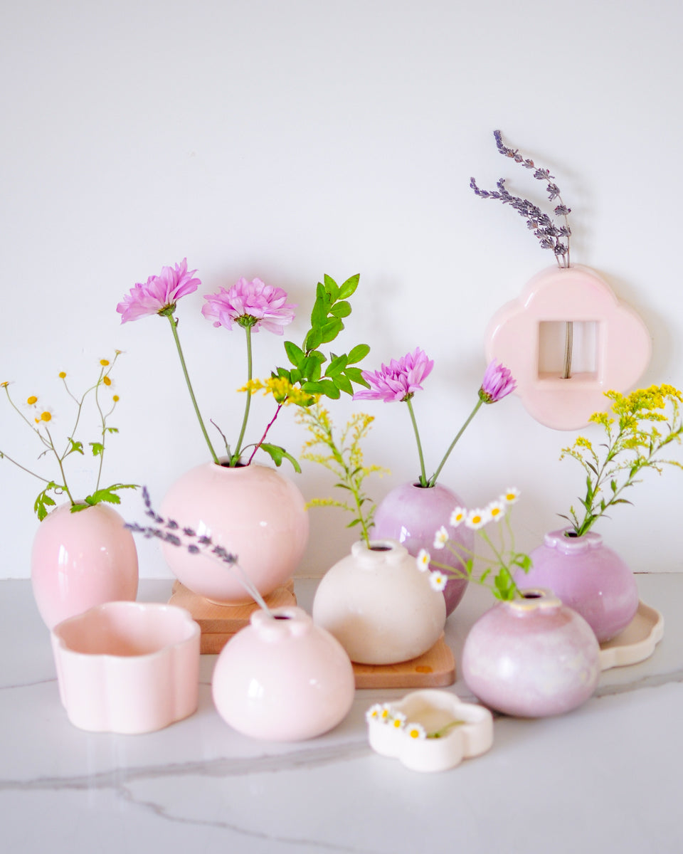 Mangosteen Vase — Light Pink