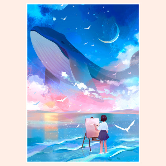 Whale Dream print