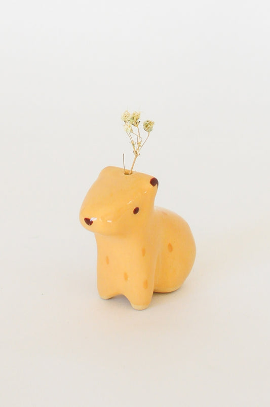 Capybara Figurine — Bud Vase, 01