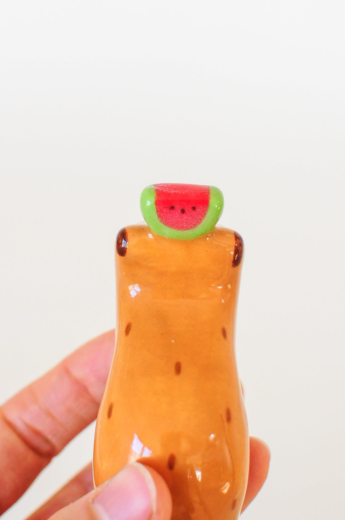 Capybara Figurine — Watermelon