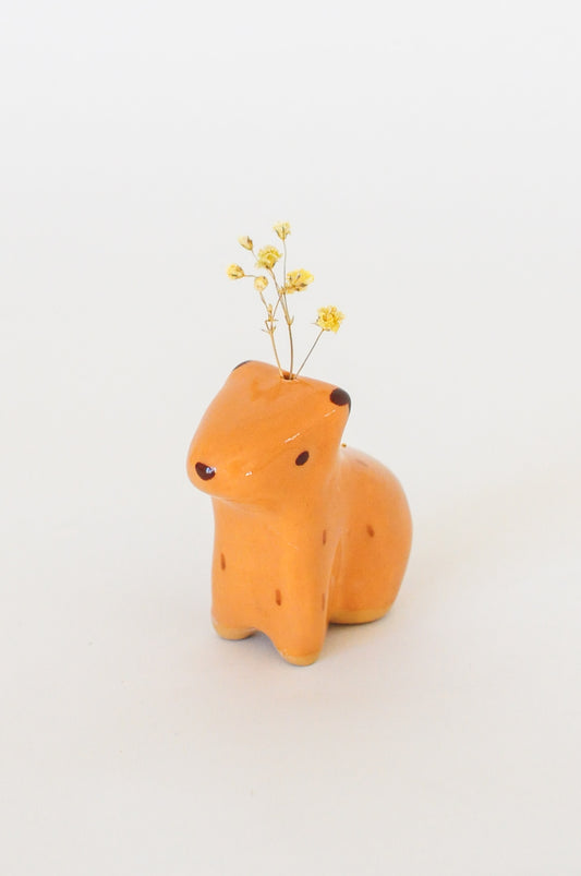 Capybara Figurine — Bud Vase, 02