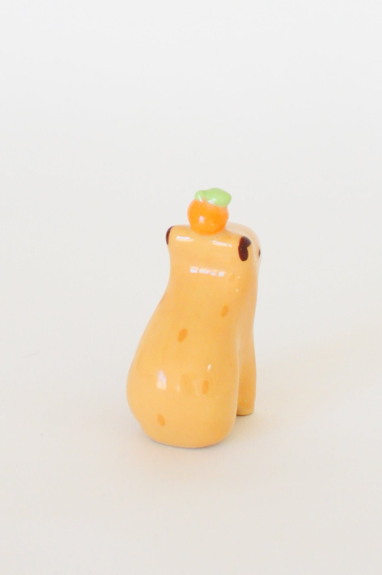 Capybara Figurine — Orange