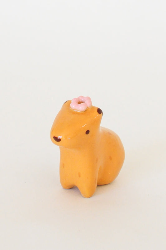 Capybara Figurine — Mochi Donut