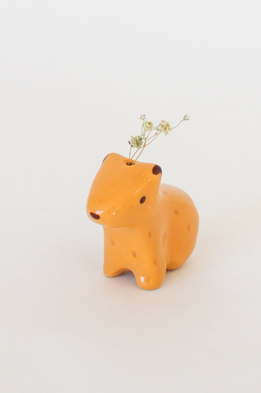 Capybara Figurine — Bud Vase, 03