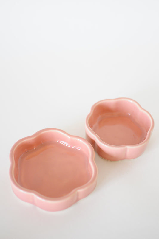 Medium & Small Dish Set — Pinks