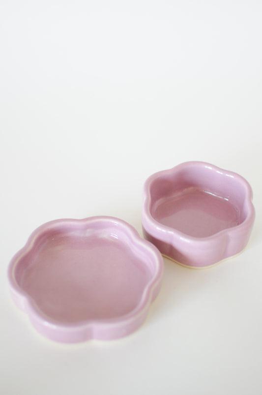 Medium & Small Dish Set — Purples