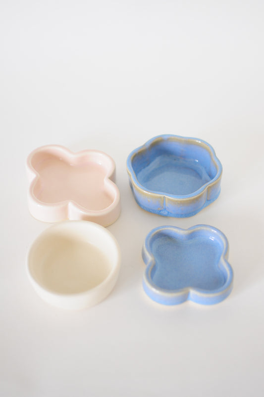 Small Dish Set — Pink & Blue