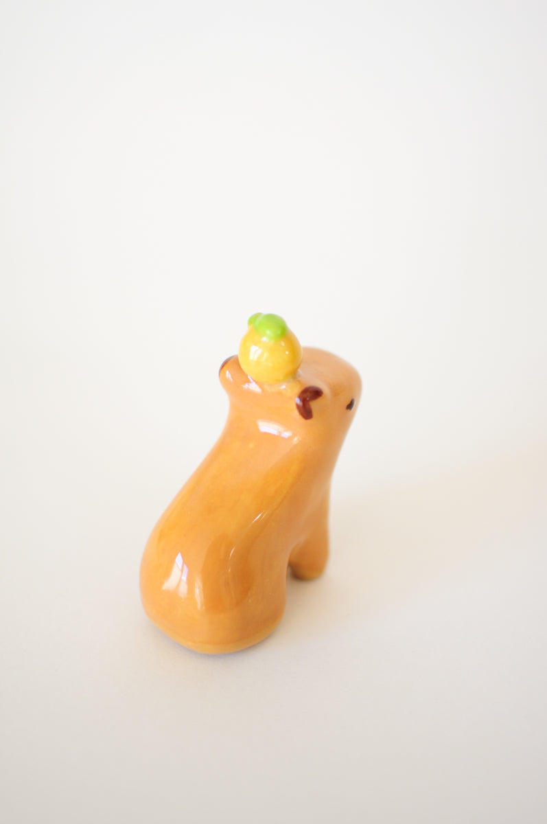 Capybara Figurine — 03, Yuzu