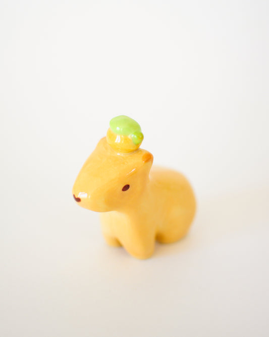 Capybara Figurine — 04, Yuzu