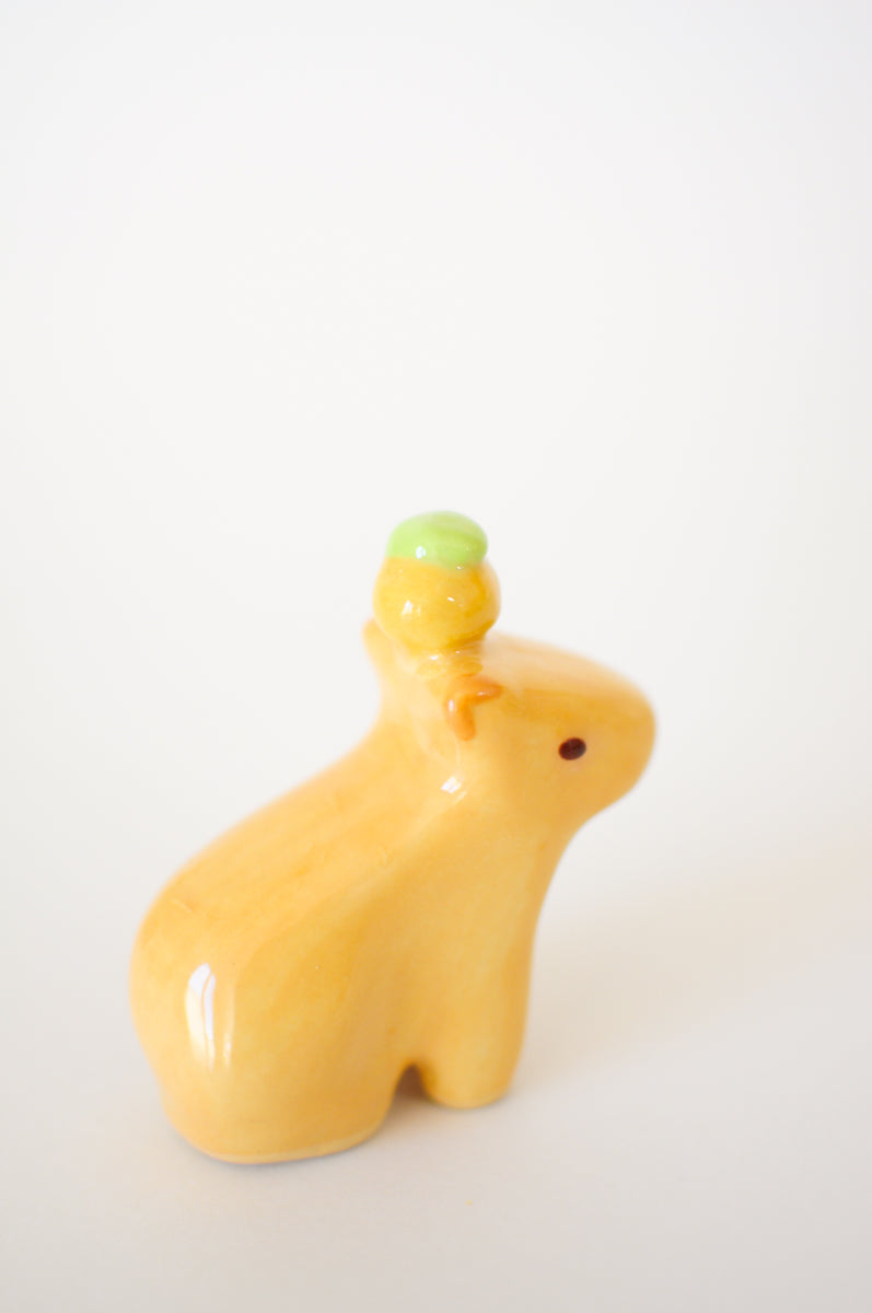 Capybara Figurine — 04, Yuzu