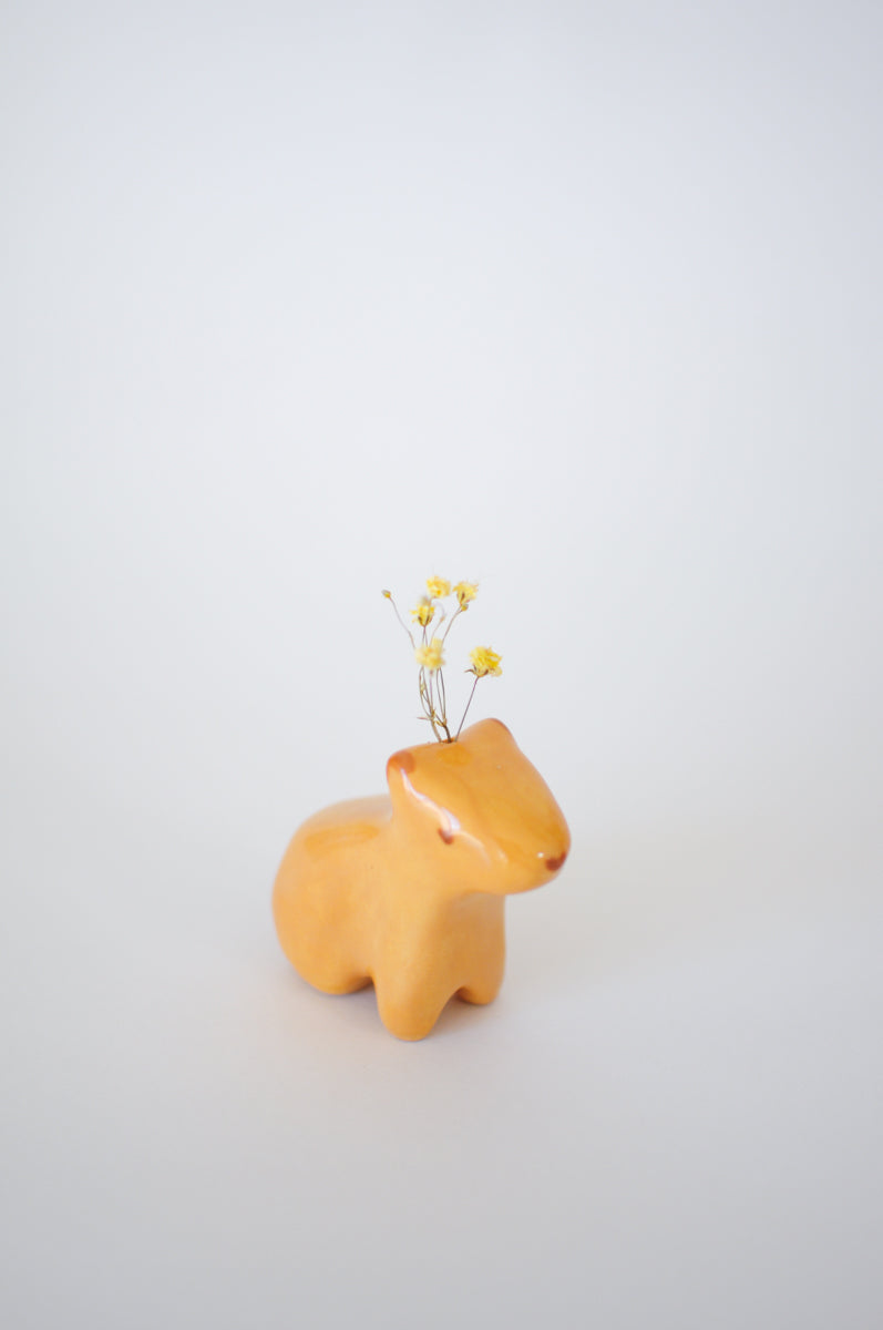 Capybara Figurine — 01, Bud Vase