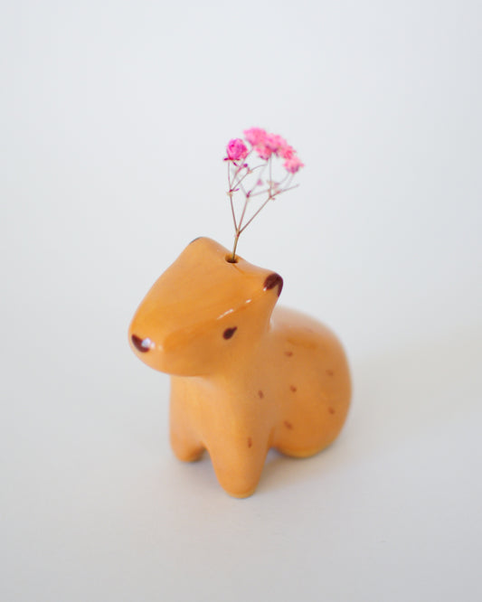 Capybara Figurine — 02, Bud Vase
