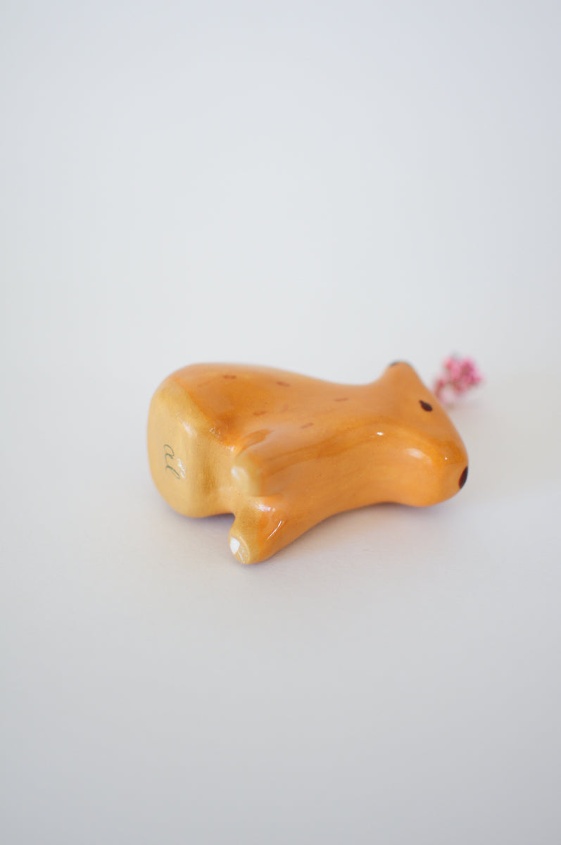 Capybara Figurine — 02, Bud Vase