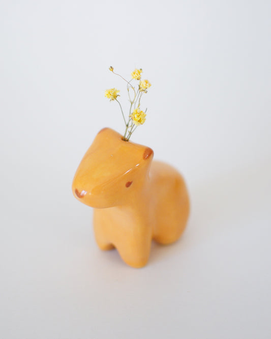 Capybara Figurine — 01, Bud Vase