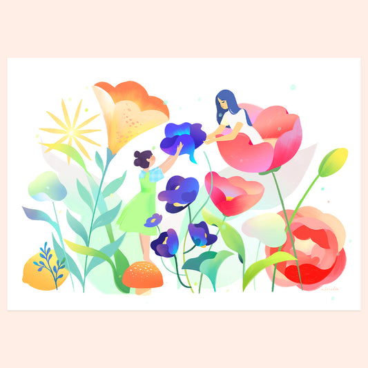 Flower Power Print - 02