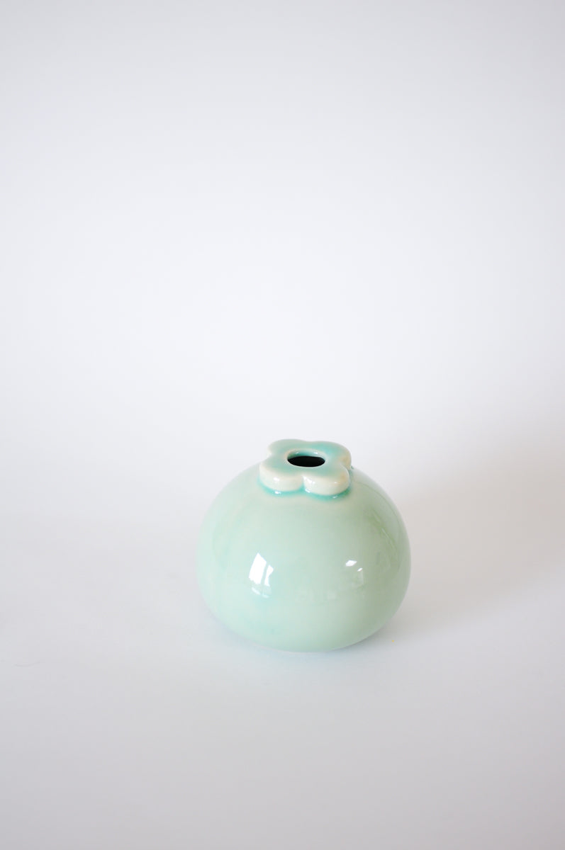 Mangosteen Vase — Aqua