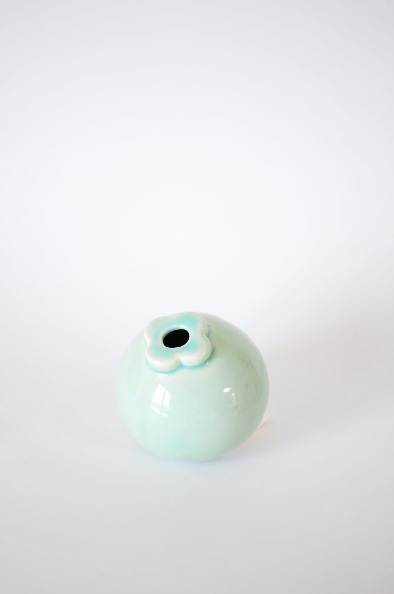 Mangosteen Vase — Aqua