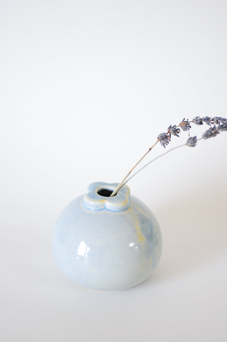 Mangosteen Vase — Smokey Blue