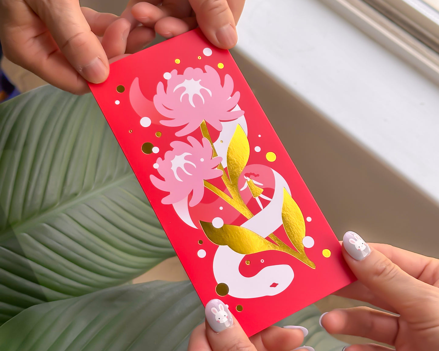 Snake in Bloom — Red Envelopes