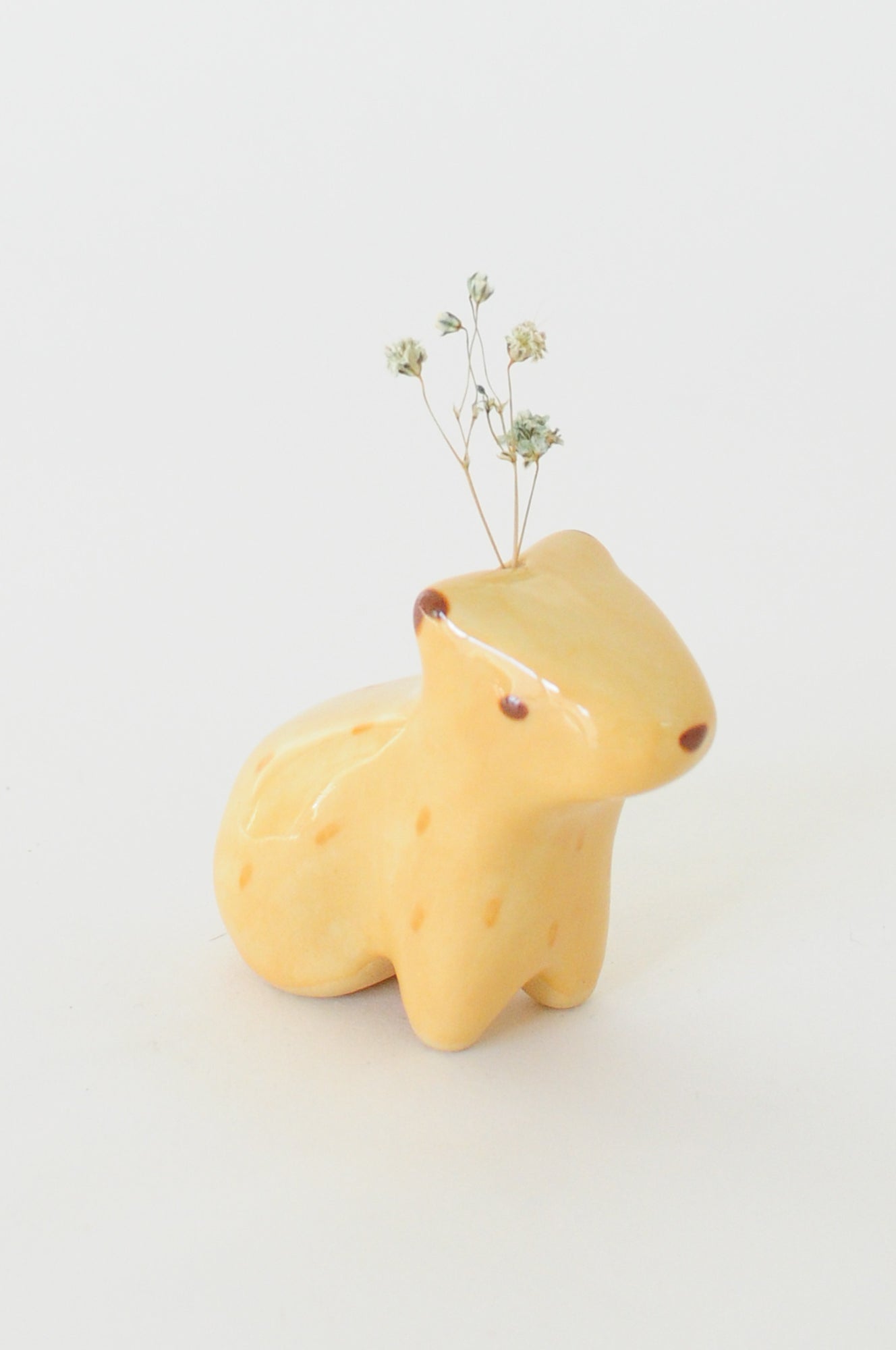 Capybara Figurine — Bud Vase, 04 (Seconds)