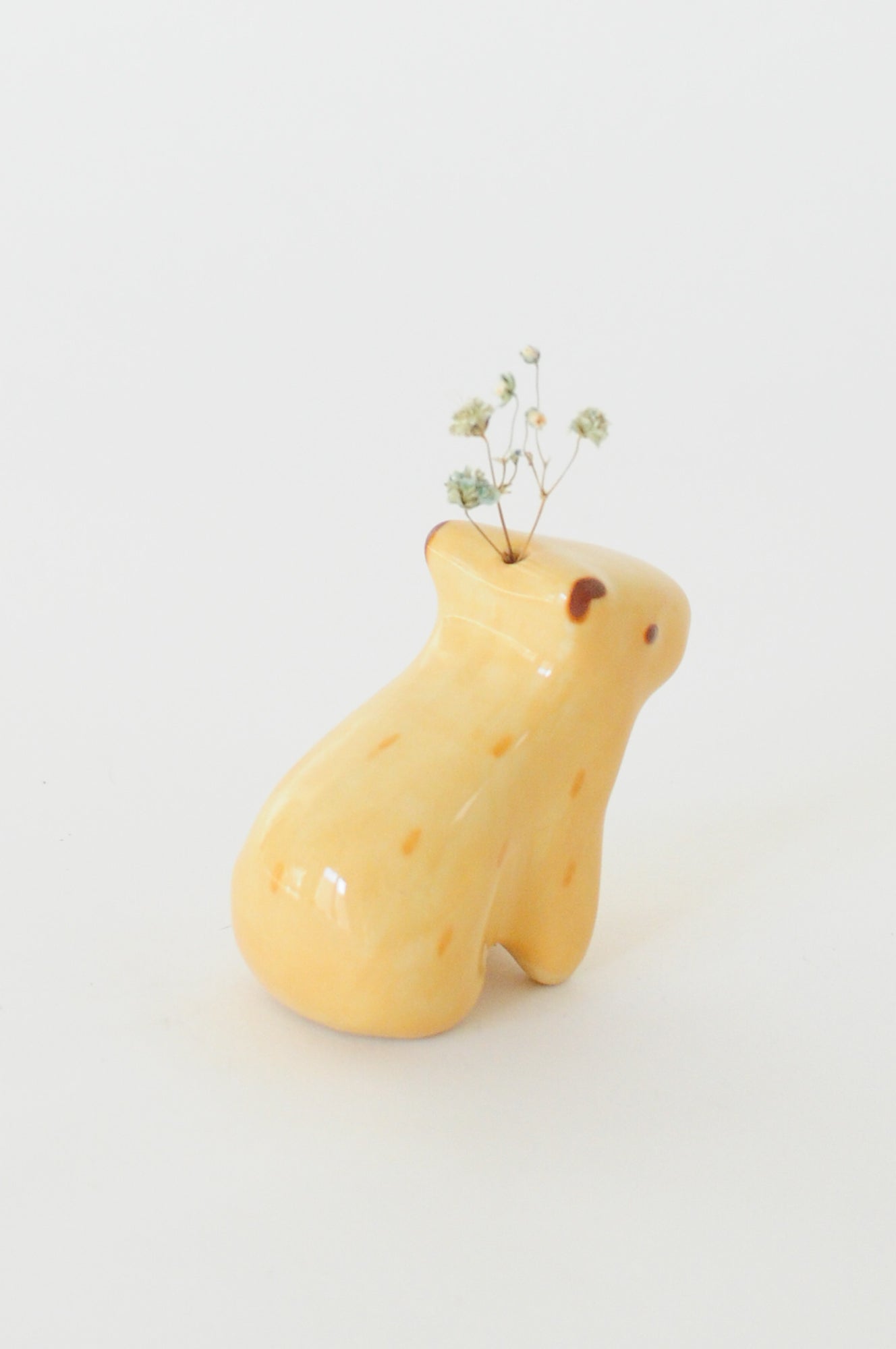 Capybara Figurine — Bud Vase, 04 (Seconds)