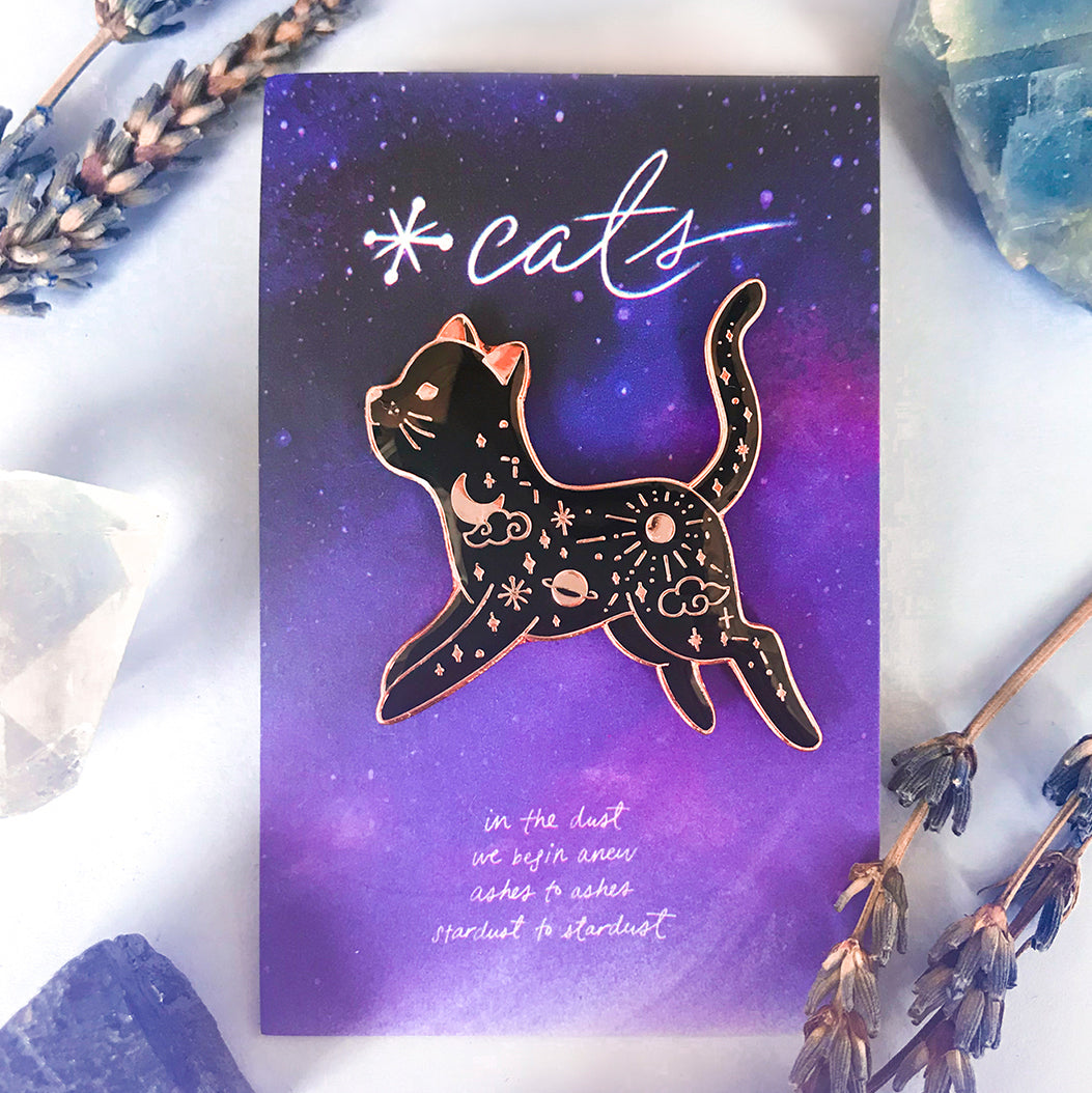 Cosmic Kitty Enamel Pin